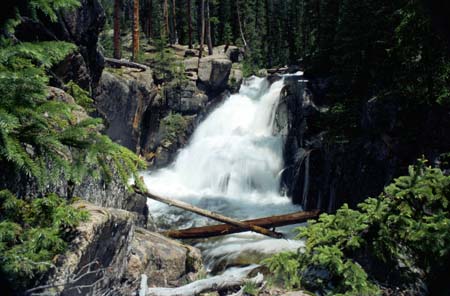 waterfall rocky mounta#5390